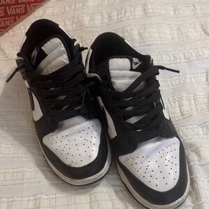 Nike Men's Pandas Classic Black and White Sneakers